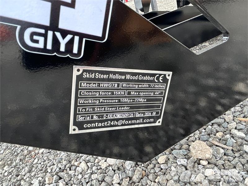  GIYI GY-HWG78 70 in Skeleton Skid Steer Grapple Bu Gripere