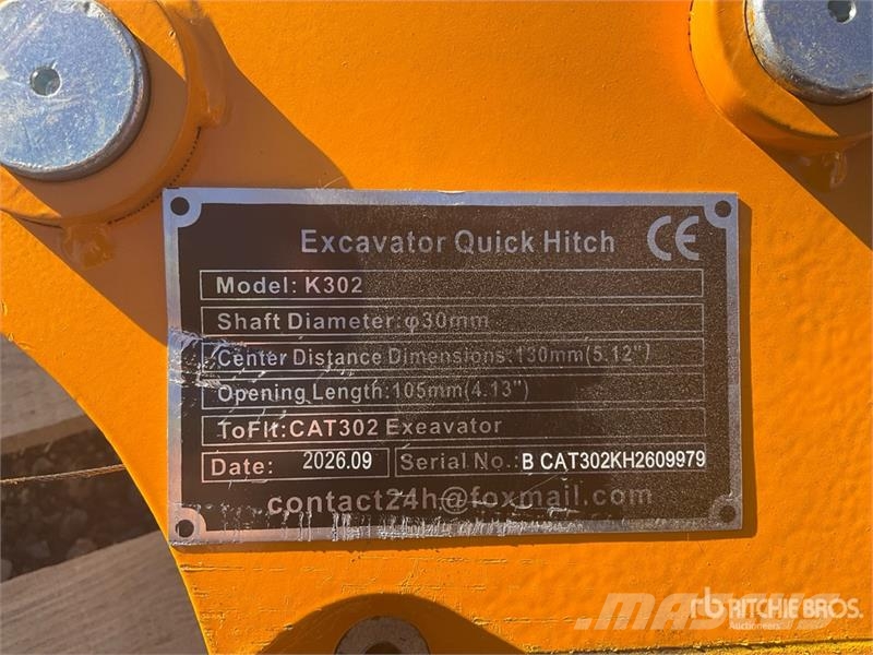 GIYI GY-K302 Excavator Coupler (Unused) Quick connectors