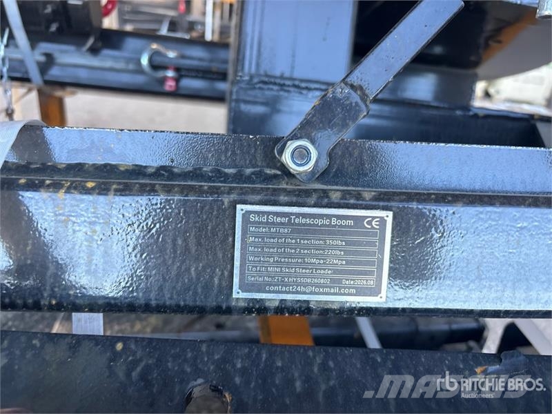 GIYI GY-MTB87 87 in Mini Skid Steer Telescopic Boo Outros componentes