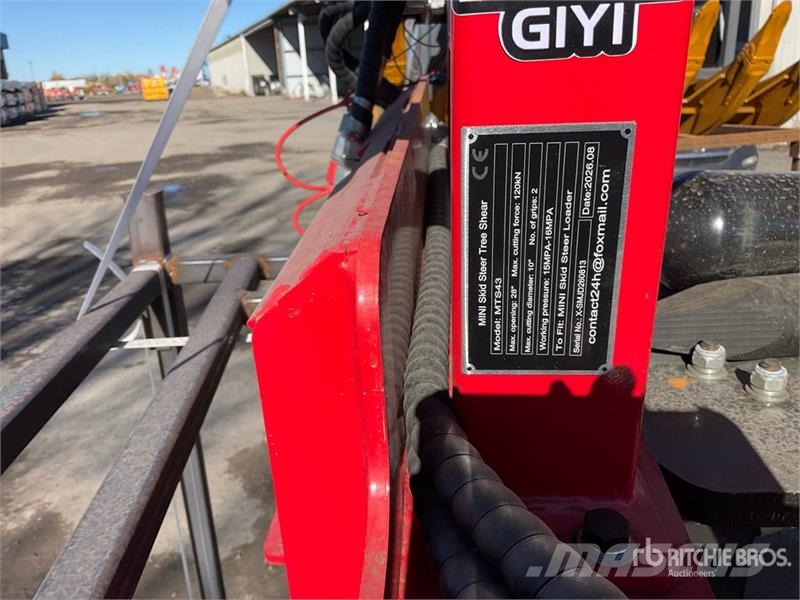 GIYI GY-MTS43 Mini Skid Steer Tree Shear (Unused) Frézy, nůžky