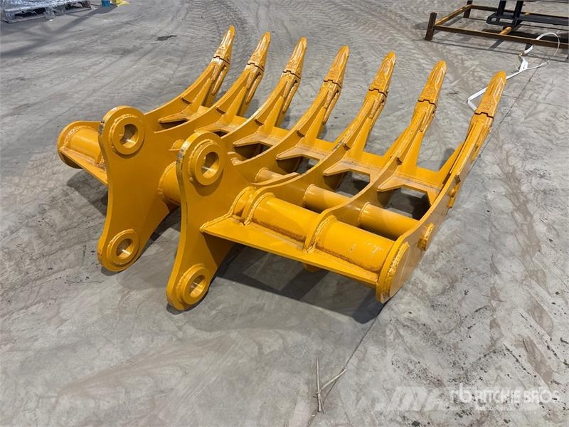 GIYI GY-P320 64 in Excavator Rake - Fits Cat 320 ( Rastrilladoras y rastrilladoras giratorias