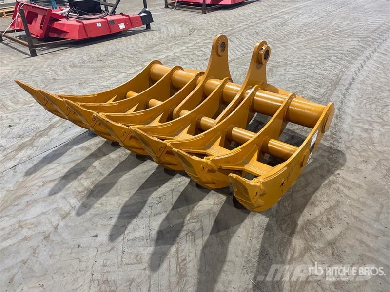 GIYI GY-P320 64 in Excavator Rake - Fits Cat 320 ( Rastrilladoras y rastrilladoras giratorias