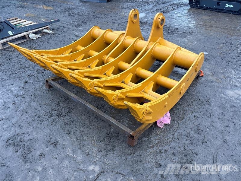  GIYI GY-P320 Excavator Rake - Fits Cat 320 (Unused Rastrilladoras y rastrilladoras giratorias