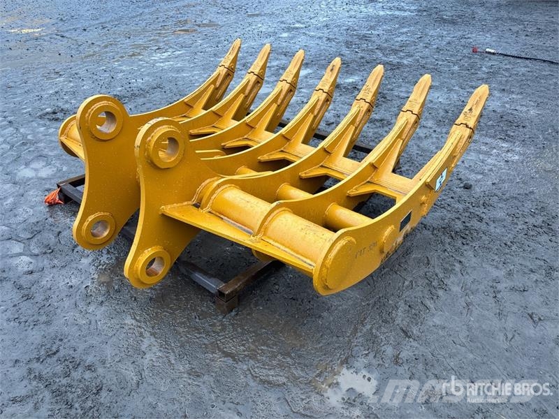  GIYI GY-P320 Excavator Rake - Fits Cat 320 (Unused Rastrilladoras y rastrilladoras giratorias