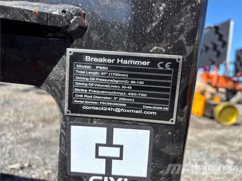 GIYI GY-P680 Skid Steer Breaker (Unused) Hammers / Breakers