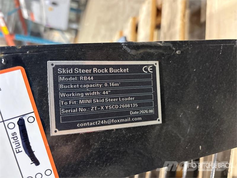 GIYI GY-RB44 Rock Mini Skid Steer Bucket (Unused) Ковши