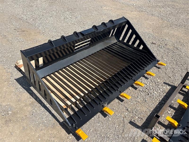 GIYI GY-RB66 66 in Rock Skid Steer Bucket (Unused) Godet