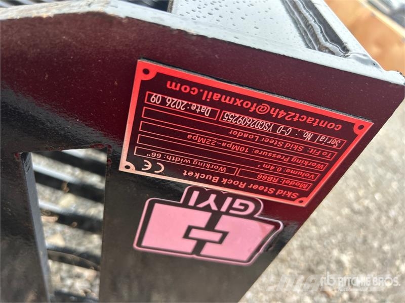 GIYI GY-RB66 66 in Skeleton Skid Steer Bucket (Unu Schaufeln