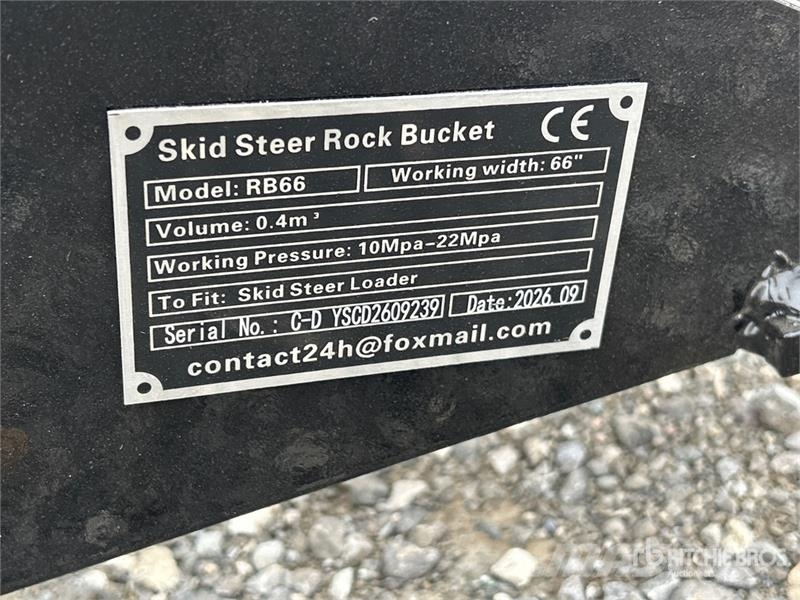 GIYI GY-RB66 66 in Skeleton Skid Steer Bucket Schaufeln