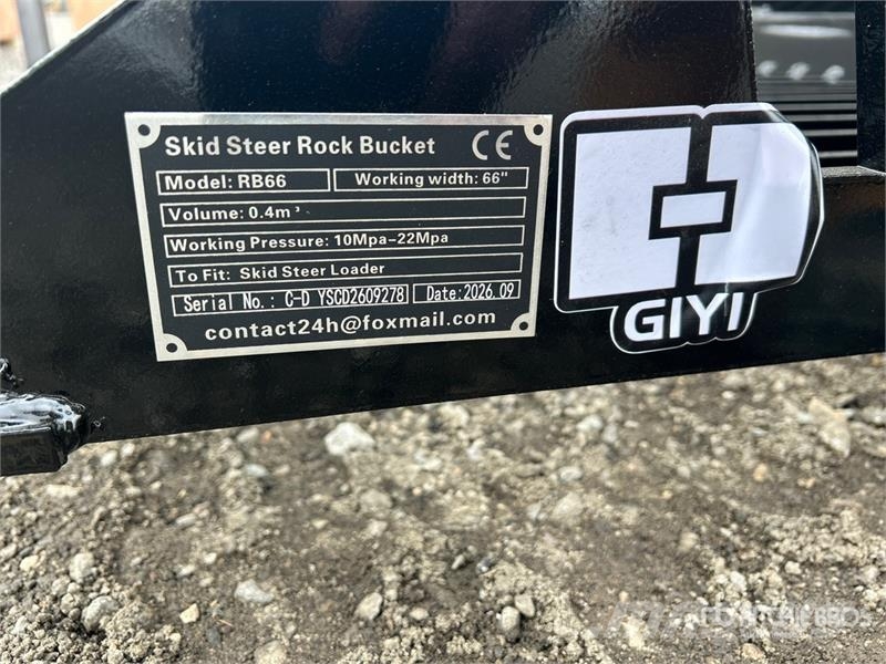 GIYI GY-RB66 66 in Skeleton Skid Steer Bucket Schaufeln
