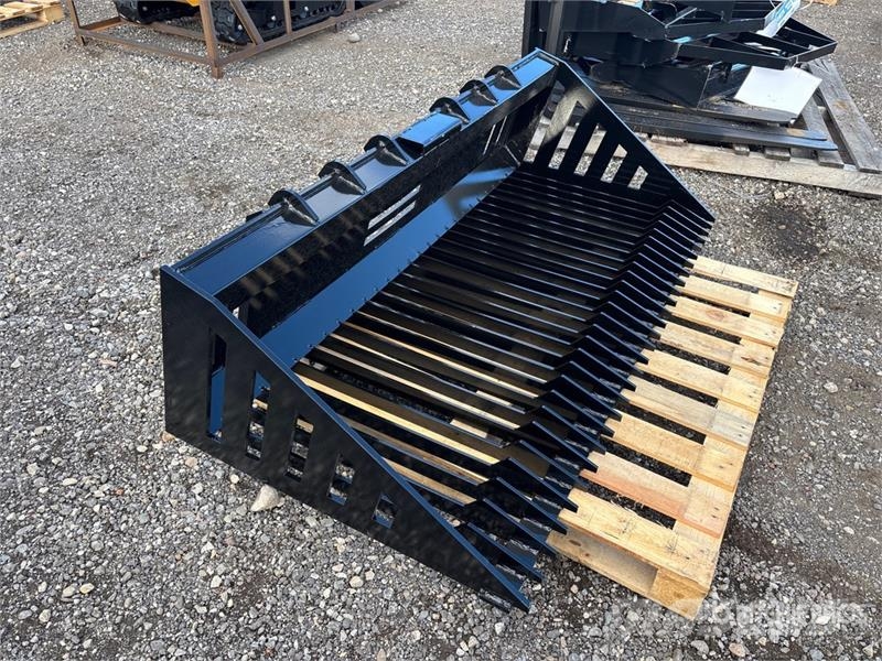  GIYI GY-RB66N 66 in Rock Skid Steer Bucket (Unused دلاء