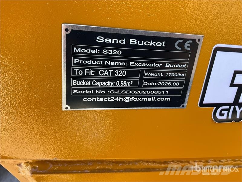 GIYI GY-S320 44 in Skeleton Excavator Bucket - Fit Godet