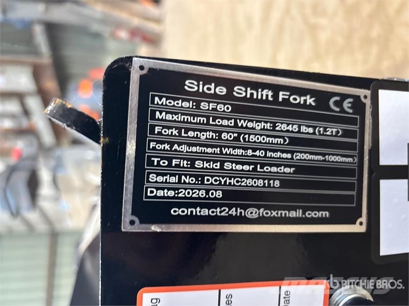 GIYI GY-SF60 60 in Skid Steer Forks (Unused) Forche