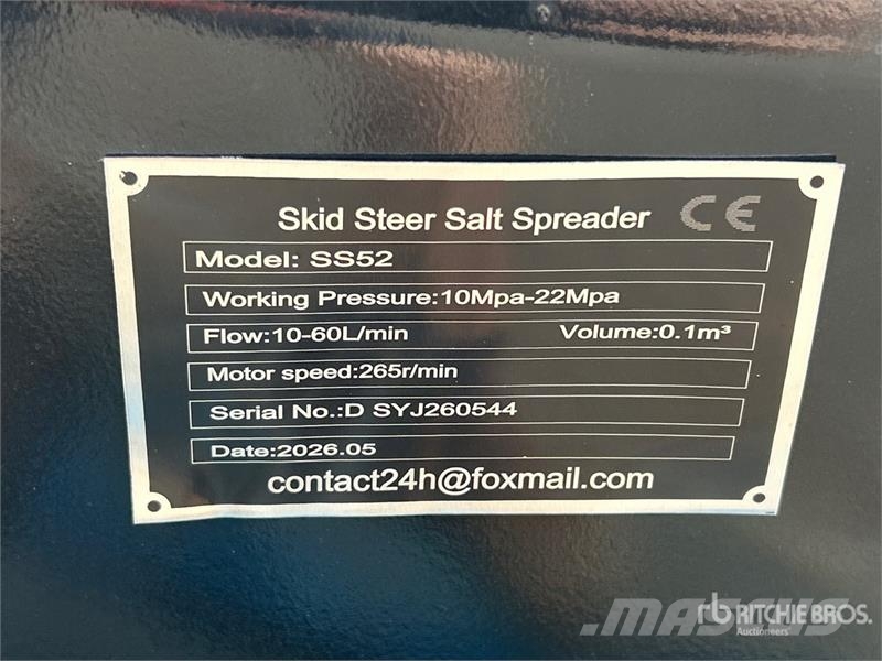  GIYI GY-SS52 7 in Skid Steer Salt Spreader (Unused Drugi deli