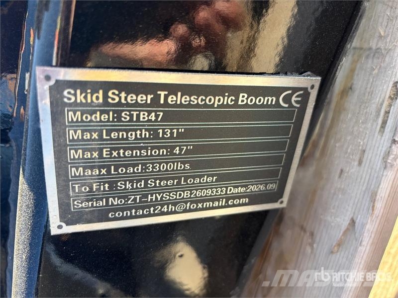  GIYI GY-STB47 131 in Skid Steer Telescopic Boom (U Otros componentes