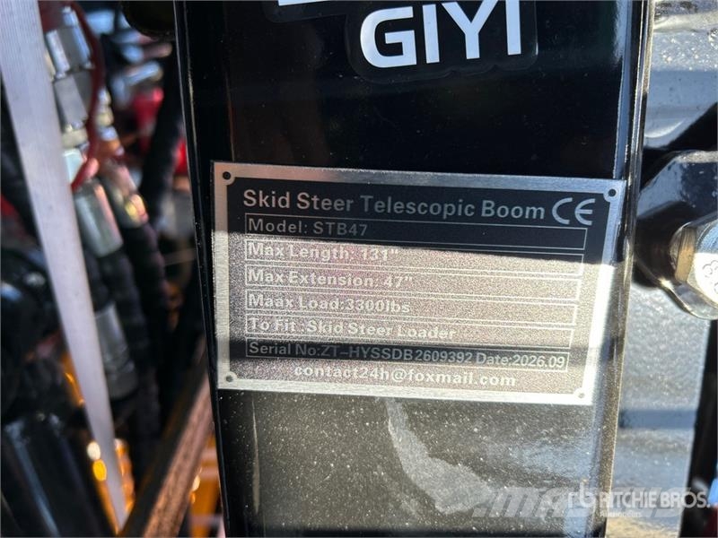  GIYI GY-STB47 131 in Skid Steer Telescopic Boom (U Otros componentes