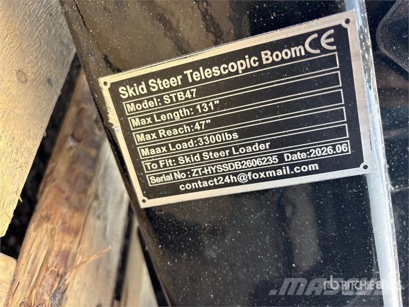  GIYI GY-STB47 131 in Telescopic Skid Steer Boom (U Строителство - Други