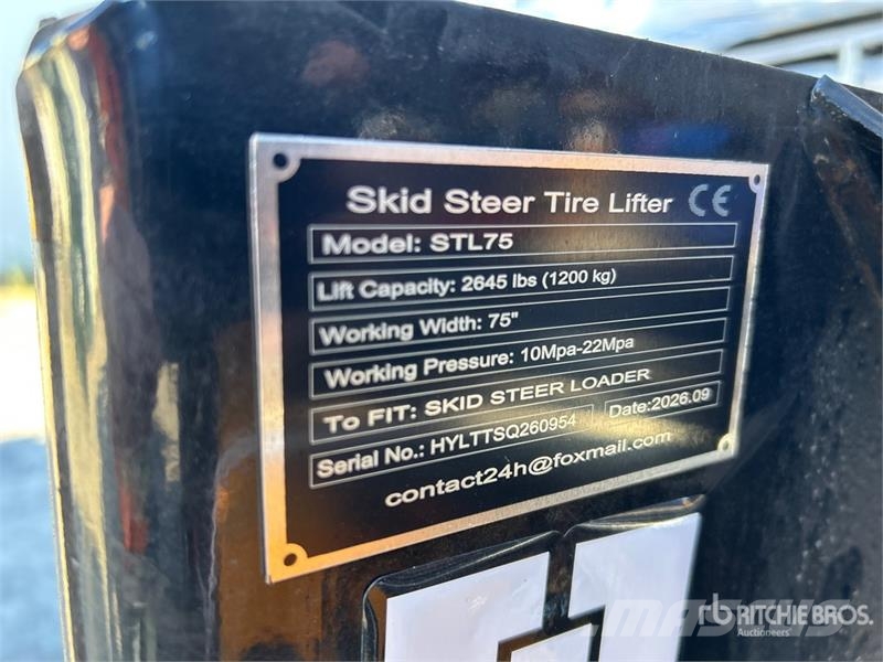  GIYI GY-STL75 75 in Skid Steer Tire Lifter (Unused Otros componentes