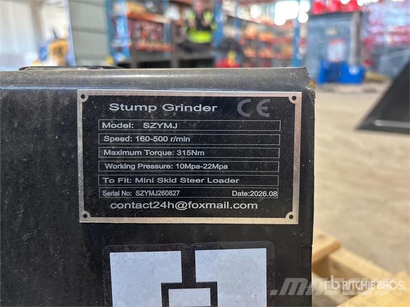  GIYI GY-SZYMJ Mini Skid Steer Stump Grinder (Unuse Motoreggen / Rototiller