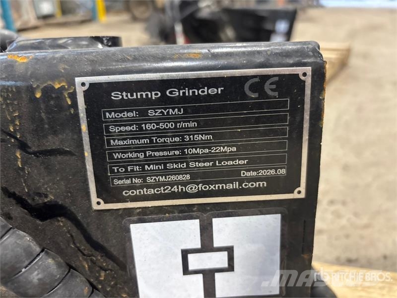  GIYI GY-SZYMJ Mini Skid Steer Stump Grinder (Unuse Motoreggen / Rototiller