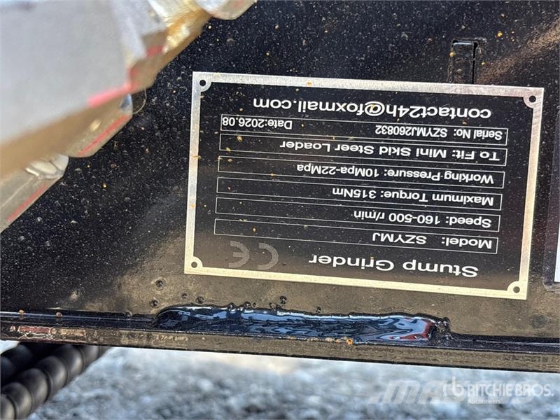 GIYI GY-SZYMJ Mini Skid Steer Stump Grinder (Unuse Roto drljače i motokultivatori
