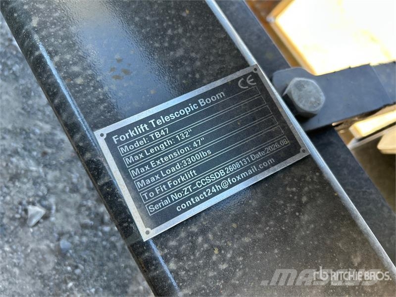  GIYI GY-TB47 132 in 3300 lb Forklift Telescopic Bo ملحقات ومكونات أخرى