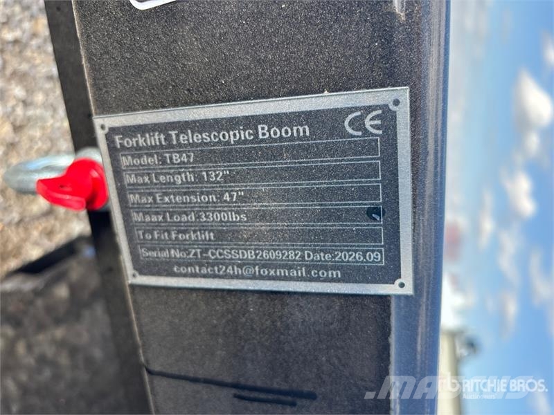 GIYI GY-TB47 132 in 3300 lb Forklift Telescopic Bo Andere Ausstattung und Zubehör
