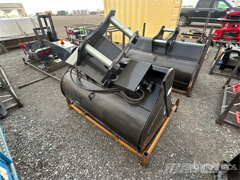 GIYI GY-TB60 60 in Hydraulic Tilting Excavator Buc Kanalak