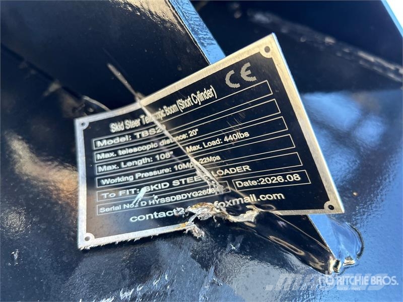  GIYI GY-TBS20 108 in Skid Steer Telescopic Boom (S Otros componentes
