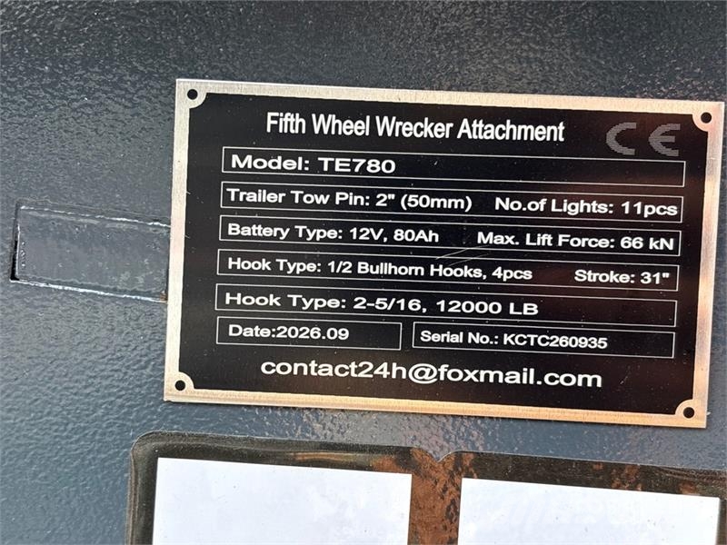 GIYI GY-TE780 Fifth Wheel Wrecker Attachment (Unus Transport Sonstige