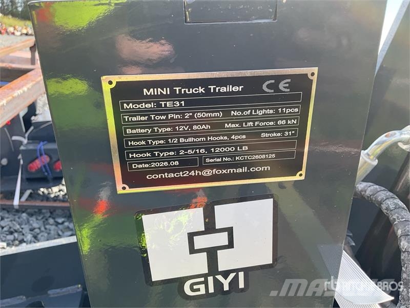 GIYI GY-TE780 Hydraulic Fifth Wheel Wrecker Attach Transport - Autres