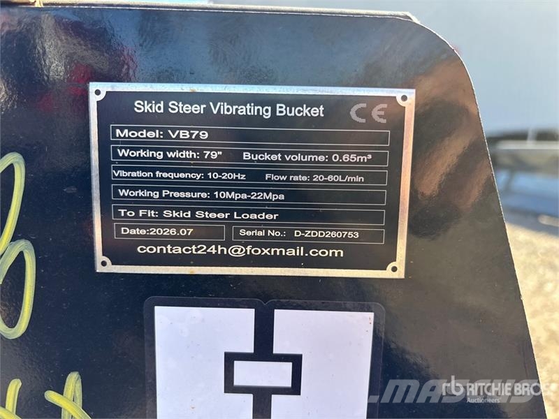 GIYI GY-VB79 79 in Vibrating Skid Steer Screening Seulakauhat