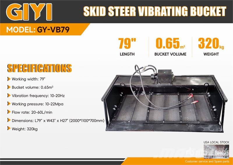 GIYI GY-VB79 79 in Vibrating (Unused) Korpe za prosijavanje