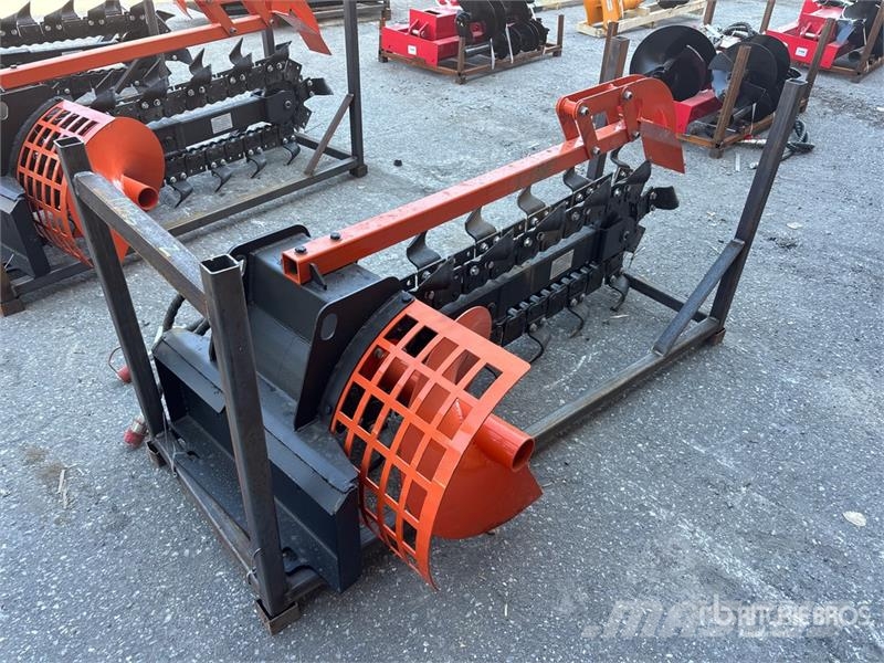  GIYI GY-X39 39 in Mini Skid Steer Trencher (Unused ماكينات حفر خنادق