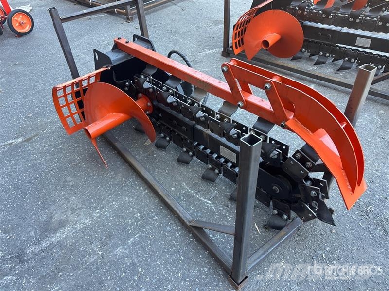  GIYI GY-X39 39 in Mini Skid Steer Trencher (Unused ماكينات حفر خنادق
