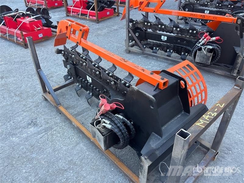  GIYI GY-X39 39 in Mini Skid Steer Trencher (Unused ماكينات حفر خنادق