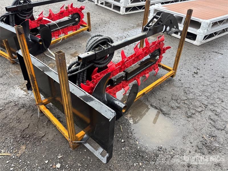 GIYI GY-X39 39 in Mini Skid Steer Trencher (Unused Excavatoare de santuri