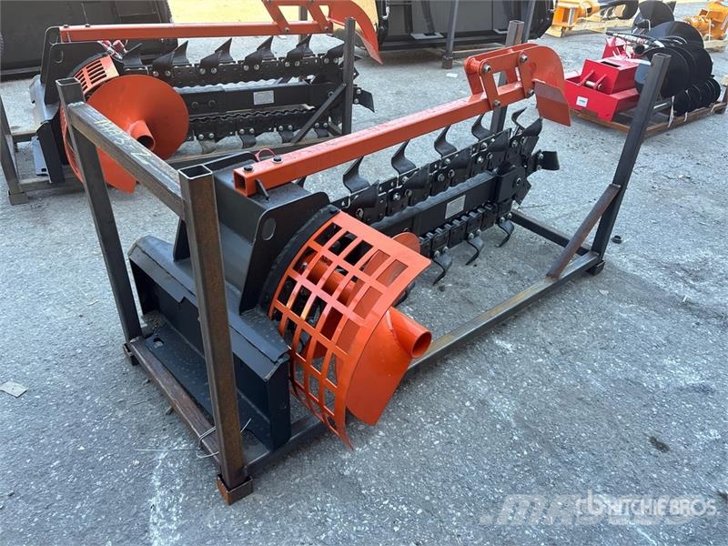  GIYI GY-X39 39 in Mini Skid Steer Trencher (Unused ماكينات حفر خنادق