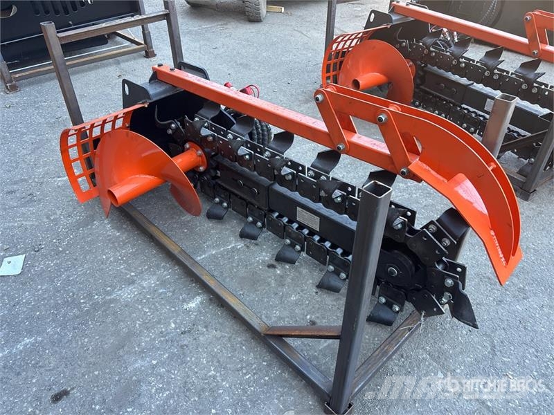  GIYI GY-X39 39 in Mini Skid Steer Trencher (Unused ماكينات حفر خنادق