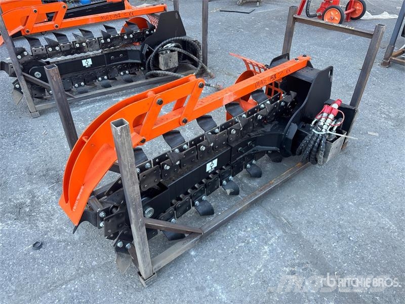  GIYI GY-X39 39 in Mini Skid Steer Trencher (Unused ماكينات حفر خنادق