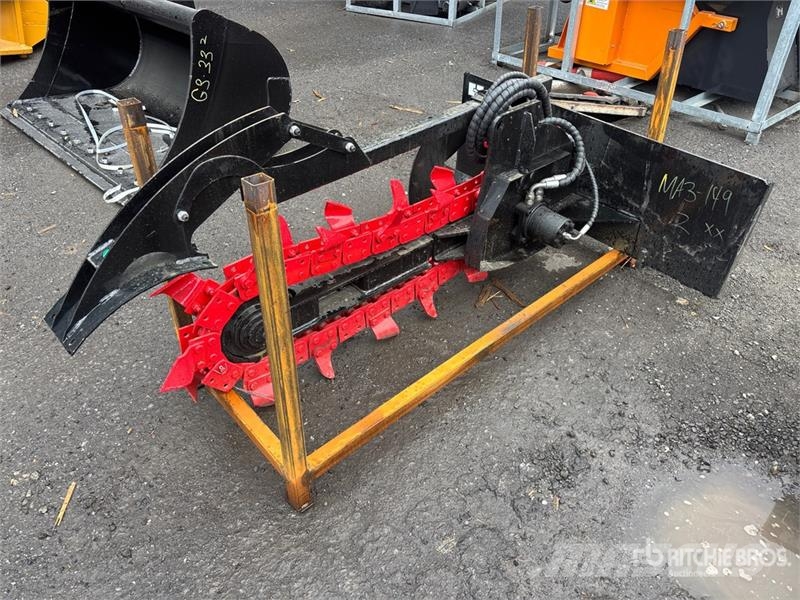 GIYI GY-X39 39 in Mini Skid Steer Trencher (Unused Excavatoare de santuri