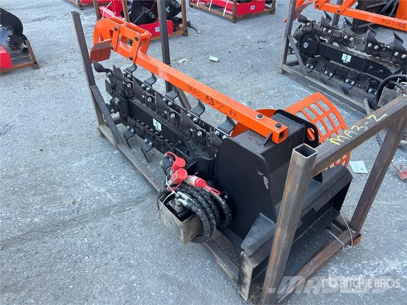  GIYI GY-X39 39 in Mini Skid Steer Trencher (Unused ماكينات حفر خنادق