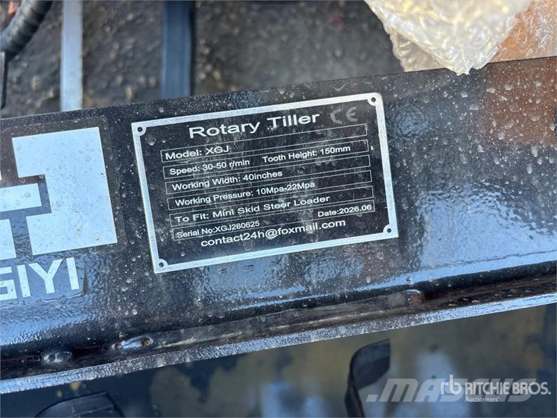  GIYI GY-XGJ 40 in Mini Skid Steer Tiller (Unused) Motoreggen / Rototiller