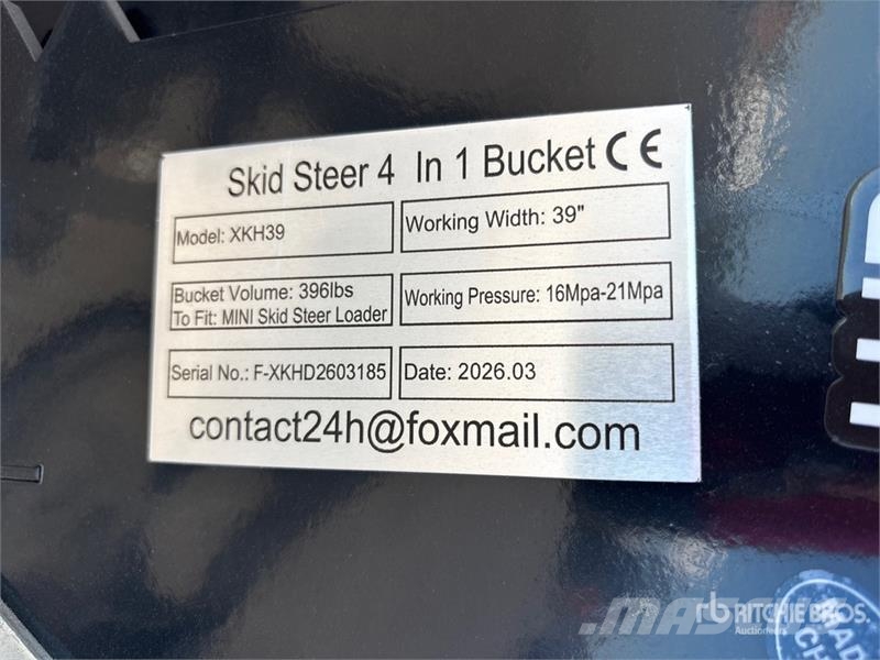 GIYI GY-XKH39 39 in Multi-Purpose Mini Skid Steer Godet