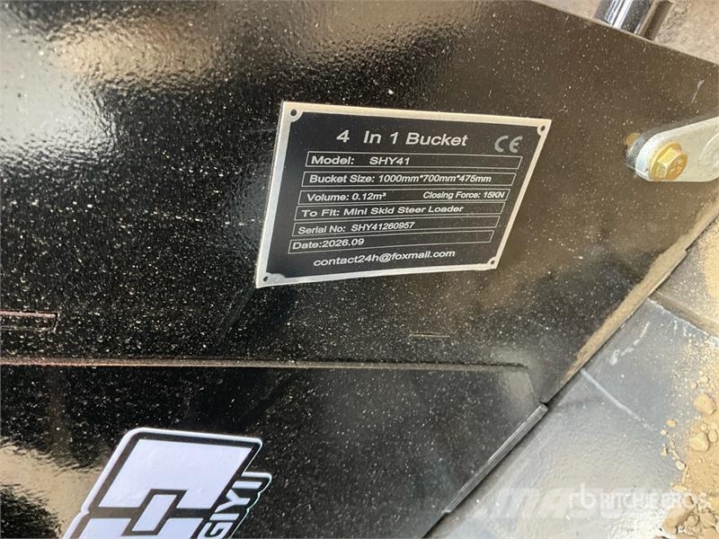 GIYI GY-XKH39 39 in Multi-Purpose Mini Skid Steer Kašike / Korpe