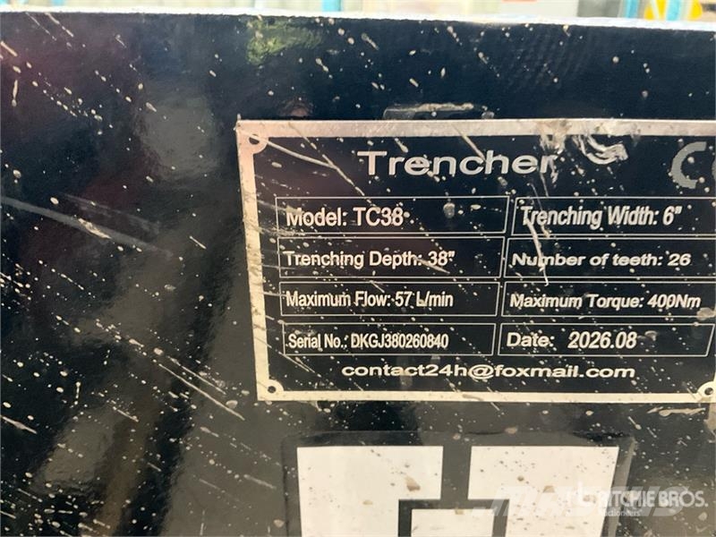 GIYI GY-Y D380 Skid Steer Trencher (Unused) Koparki łańcuchowe