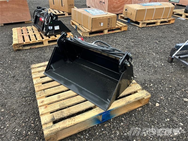 GIYI SHY41 39 in Multi-Purpose Mini Skid Steer Buc Schaufeln