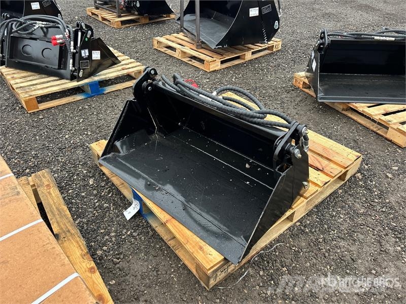 GIYI SHY41 39 in Multi-Purpose Mini Skid Steer Buc Schaufeln