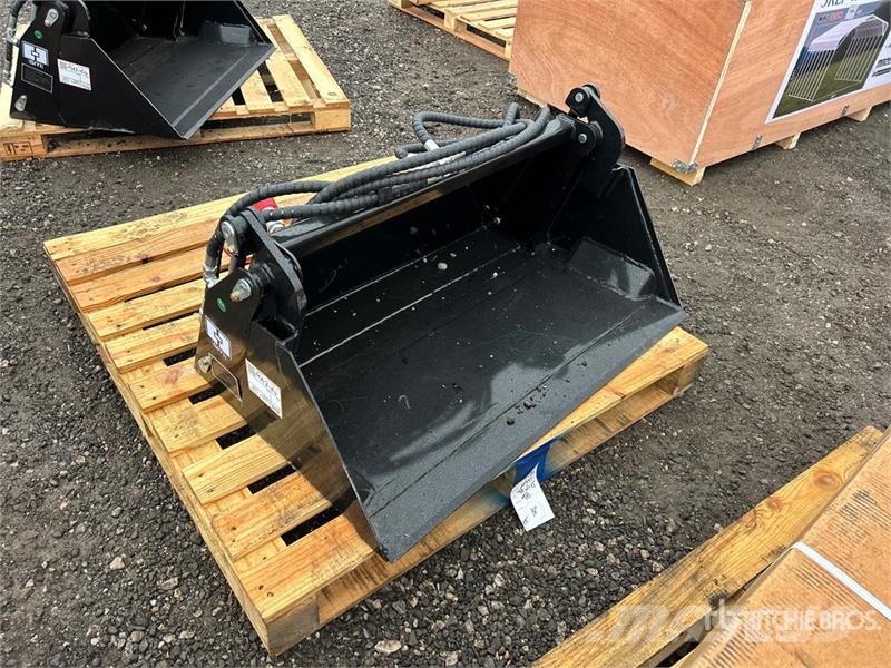 GIYI SHY41 39 in Multi-Purpose Mini Skid Steer Buc Schaufeln