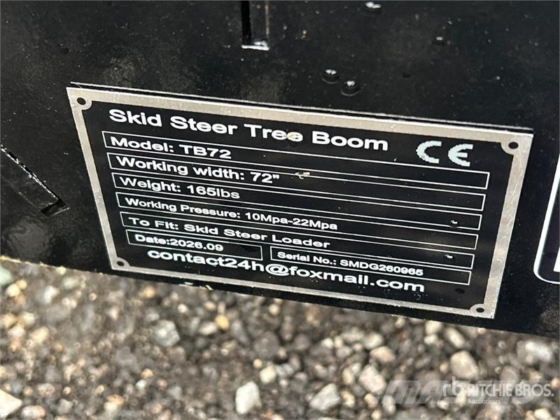 GIYI TB72 72 in Tree Boom (Unused) Andre komponenter